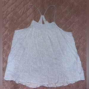 NOBO Light Blue Floral Tank Top